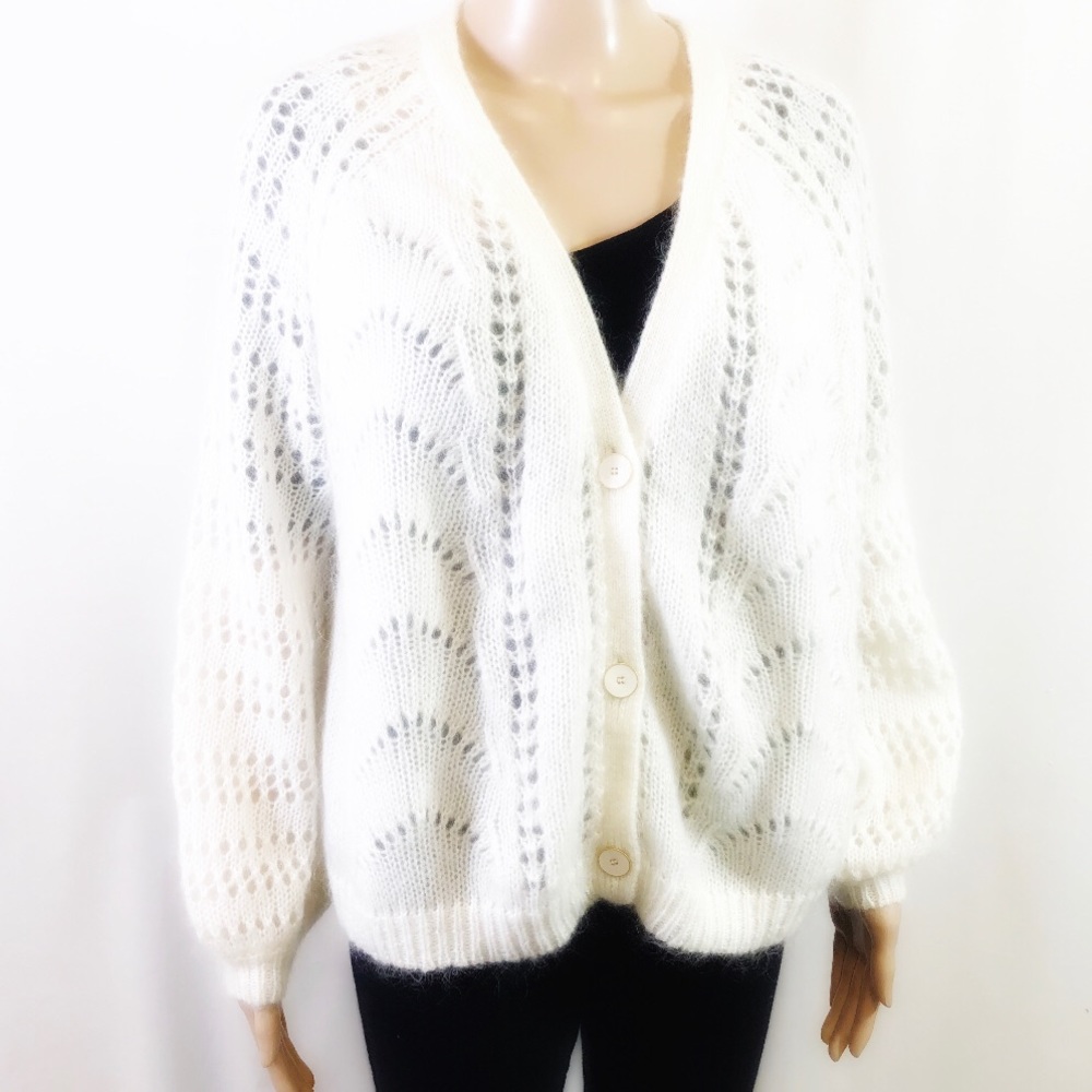 Sezane Dereck Cardigan Mohair Size M - Picture 1 of 6